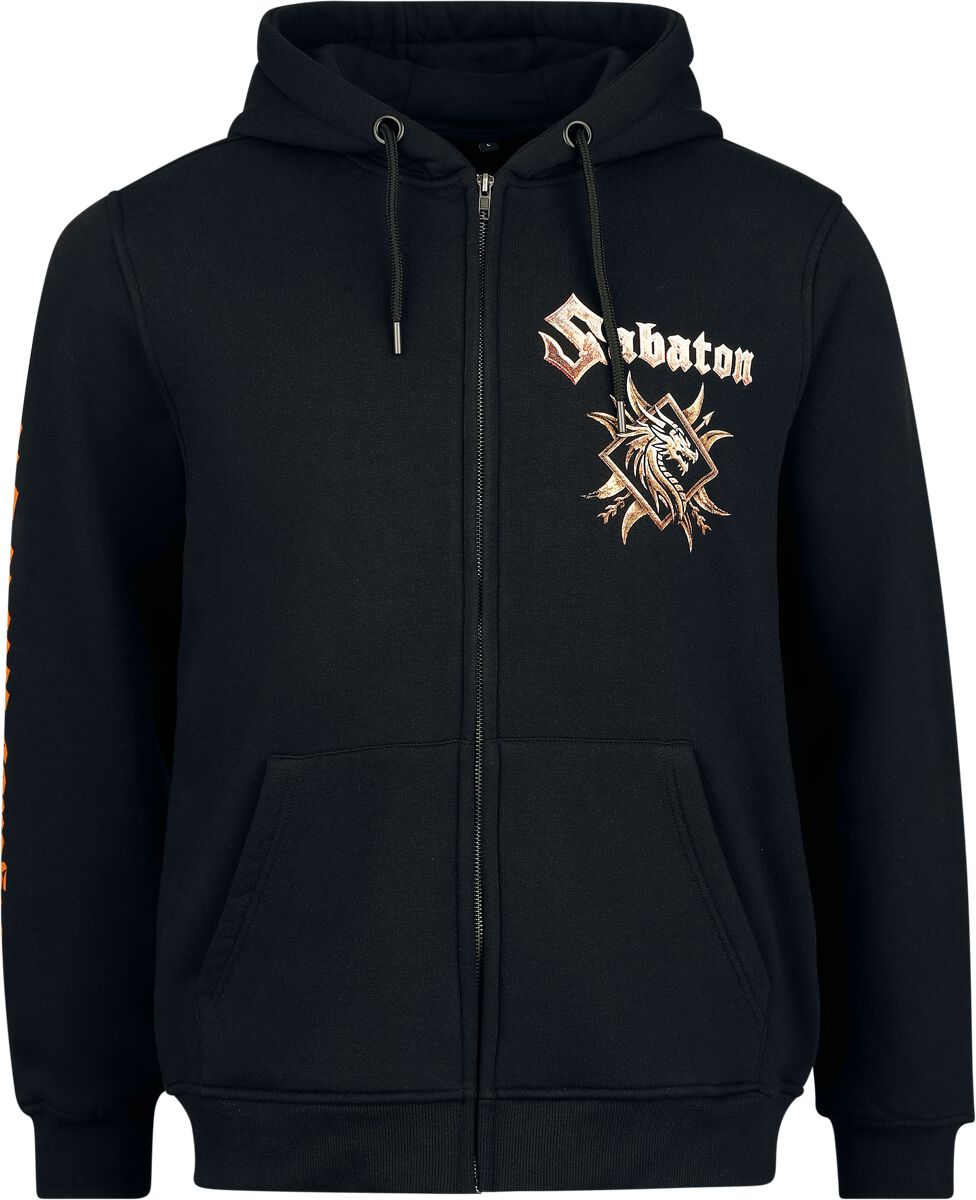 Sabaton Elephant Kapuzenjacke schwarz in XL von Sabaton