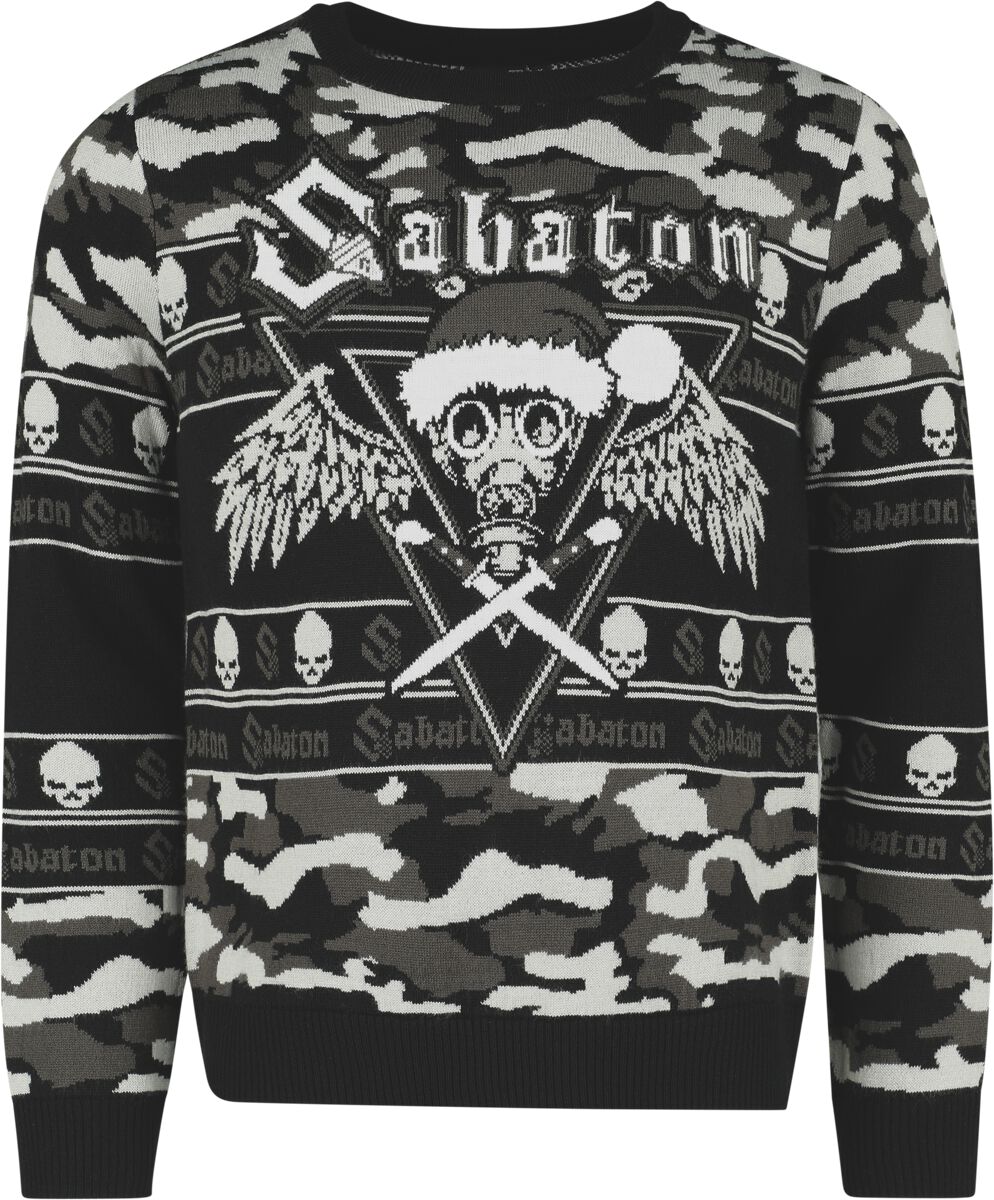 Sabaton Holiday Sweater 2024 Weihnachtspullover multicolor in M von Sabaton
