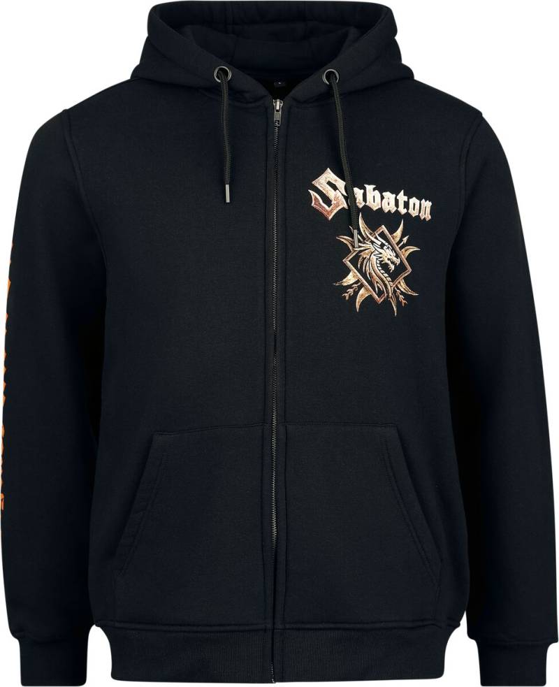 Sabaton Kapuzenjacke - Elephant - S bis XXL - für Männer - Größe XL - schwarz  - EMP exklusives Merchandise! von Sabaton