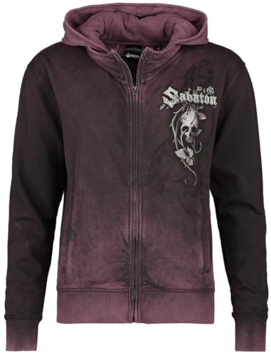 Sabaton Lady of The Dark Frauen Kapuzenjacke weinrot M 100% Baumwolle Band-Merch, Bands, Musik von Sabaton