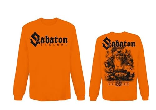 Sabaton Legends Männer Langarmshirt orange 3XL 100% Baumwolle Band-Merch, Bands, Nachhaltigkeit von Sabaton