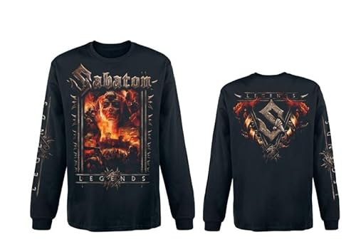 Sabaton Legends Männer Langarmshirt schwarz XL 100% Baumwolle Band-Merch, Bands, Nachhaltigkeit von Sabaton