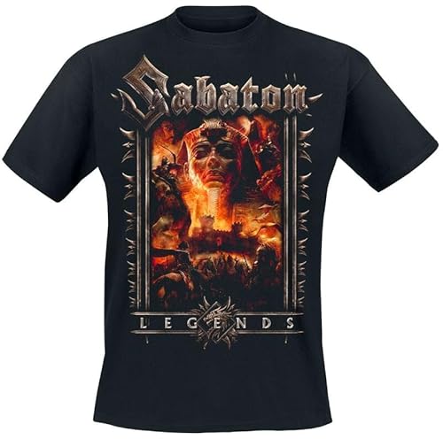 Sabaton Legends Männer T-Shirt schwarz XXL 100% Baumwolle Band-Merch, Bands, Nachhaltigkeit von Sabaton