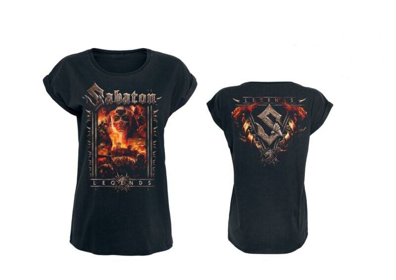 Sabaton Legends T-Shirt schwarz in L von Sabaton