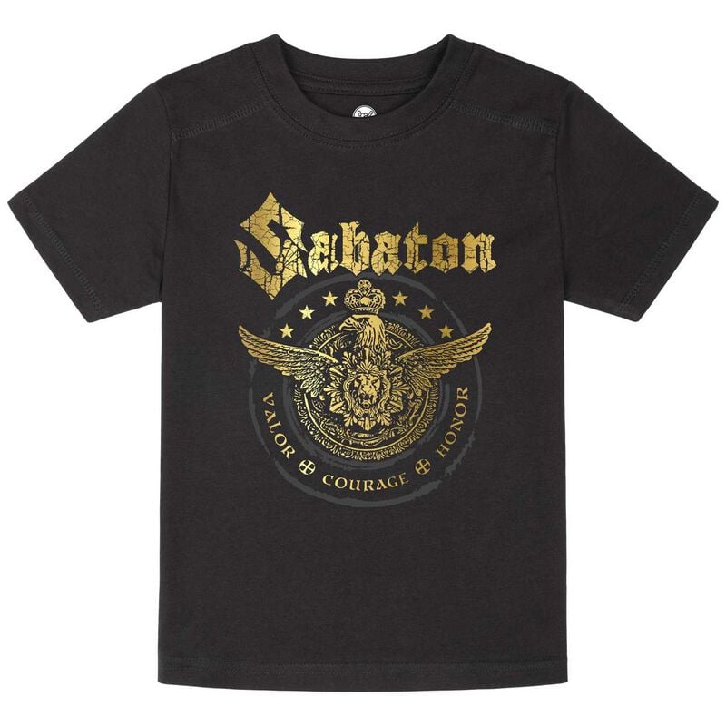 Sabaton Metal Kids - Wings Of Glory T-Shirt schwarz in 116 von Sabaton