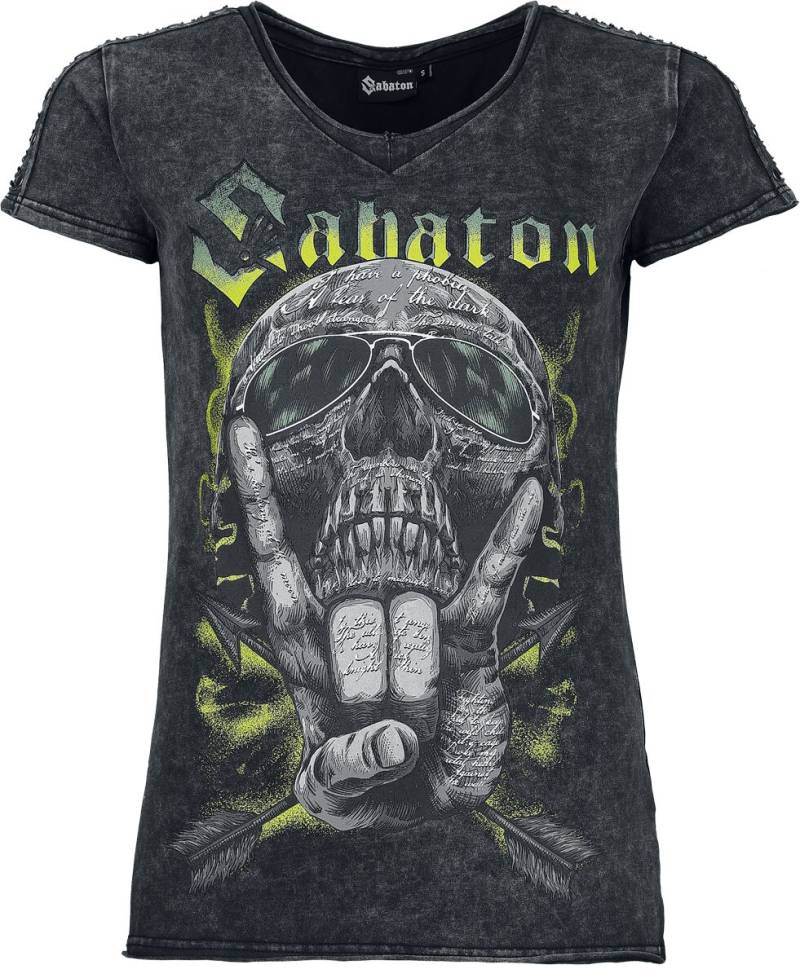 Sabaton T-Shirt - EMP Signature Collection - S bis XXL - für Damen - Größe L - grau  - EMP exklusives Merchandise! von Sabaton