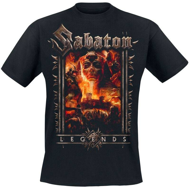 Sabaton T-Shirt - Legends - S bis 5XL - für Männer - Größe L - schwarz  - Lizenziertes Merchandise! von Sabaton