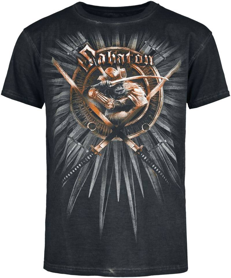 Sabaton T-Shirt - Shiroyama - S - für Männer - Größe S - charcoal  - EMP exklusives Merchandise! von Sabaton