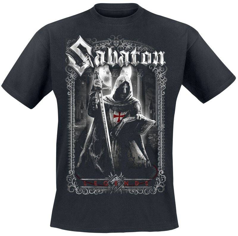 Sabaton T-Shirt - Templars - S bis 5XL - für Männer - Größe 4XL - schwarz  - Lizenziertes Merchandise! von Sabaton