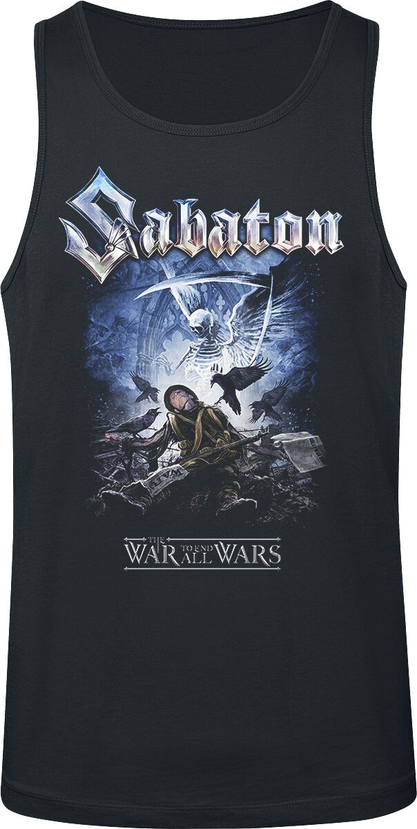 Sabaton Tank-Top - The War To End All Wars - S bis 3XL - für Männer - Größe L - schwarz  - EMP exklusives Merchandise! von Sabaton