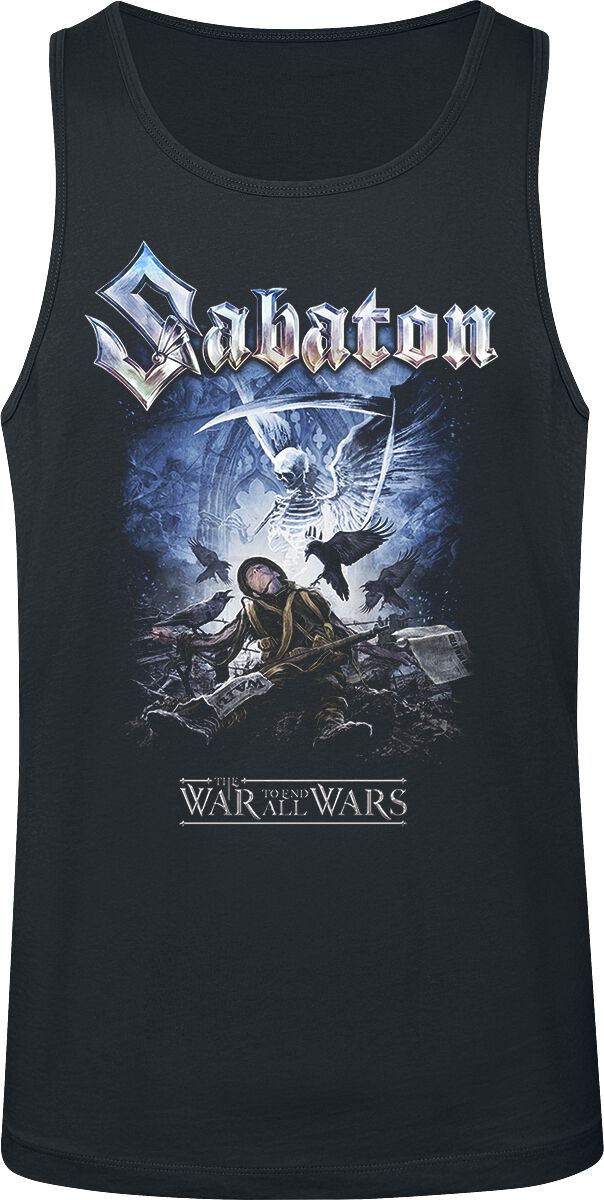 Sabaton Tank-Top - The War To End All Wars - S bis 3XL - für Männer - Größe M - schwarz  - EMP exklusives Merchandise! von Sabaton