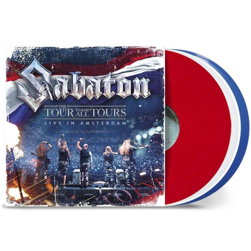 Sabaton The Tour to end all Tours - Live in Amsterdam LP multicolor von Sabaton