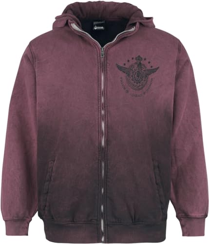 Sabaton Valor Courage Honor Männer Kapuzenjacke weinrot L 100% Baumwolle Band-Merch, Bands, Musik von Sabaton