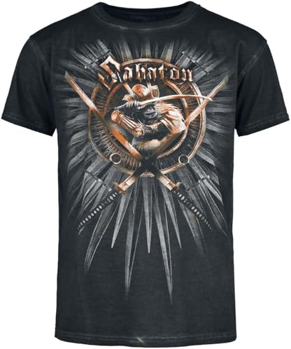 Sabaton Valor Courage Honor Männer T-Shirt Charcoal L 100% Baumwolle Band-Merch, Bands von Sabaton