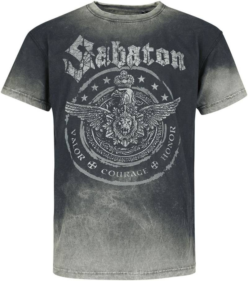 Sabaton Valor Courage Honor T-Shirt charcoal in L von Sabaton