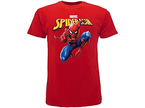 Spiderman Original Spider-Man Herren-T-Shirt mit rotem Marvel Rot rot 12-13 Jahre von Sabor srl