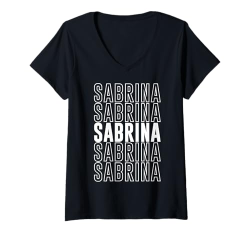 Damen Sabrina T-Shirt mit V-Ausschnitt Damen Sabrina T-Shirt mit V-Ausschnitt von Sabrina Apparel