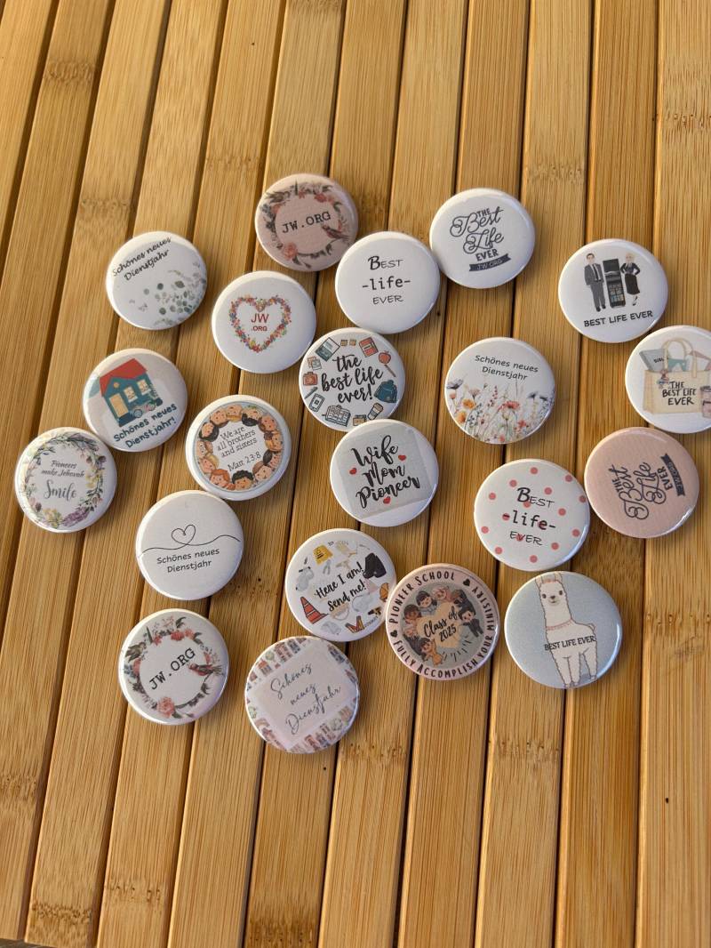Button Jw "Best Life Ever"/Dienstjahr von SabsesDesign
