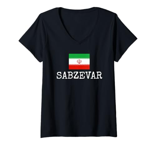 Damen Sabzevar Country Iran Familienausflug Iranische Kinder Männer Frauen T-Shirt mit V-Ausschnitt Damen Sabzevar Country Iran Familienausflug Iranische Kinder Männer Frauen T-Shirt mit V-Ausschnitt von Sabzevar City Iran Vacation Toddler Travel