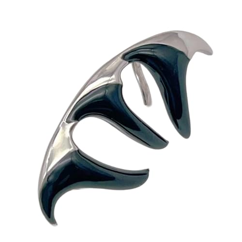 Saccgt Teufelskrallen-Manschetten-Ohrring, Gothic-Schmuck, Punk-Ohrklemme für Damen und Herren, modisch, nicht durchbohrend, Ohrclip für den täglichen Gebrauch, Kupfer Saccgt Teufelskrallen-Manschetten-Ohrring, Gothic-Schmuck, Punk-Ohrklemme für Damen und Herren, modisch, nicht durchbohrend, Ohrclip für den täglichen Gebrauch, Kupfer von Saccgt