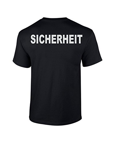 T-Shirt mit Druck Sicherheit beidseitiger Druck Schwarz - reflektierend XL T-Shirt mit Druck Sicherheit beidseitiger Druck Schwarz - reflektierend XL von SachenOnlineKaufen
