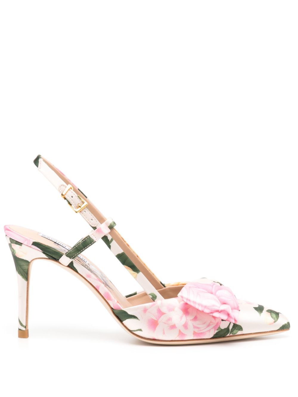 Sachin & Babi Lenox Pumps mit Blumen-Print 90mm - Rosa von Sachin & Babi