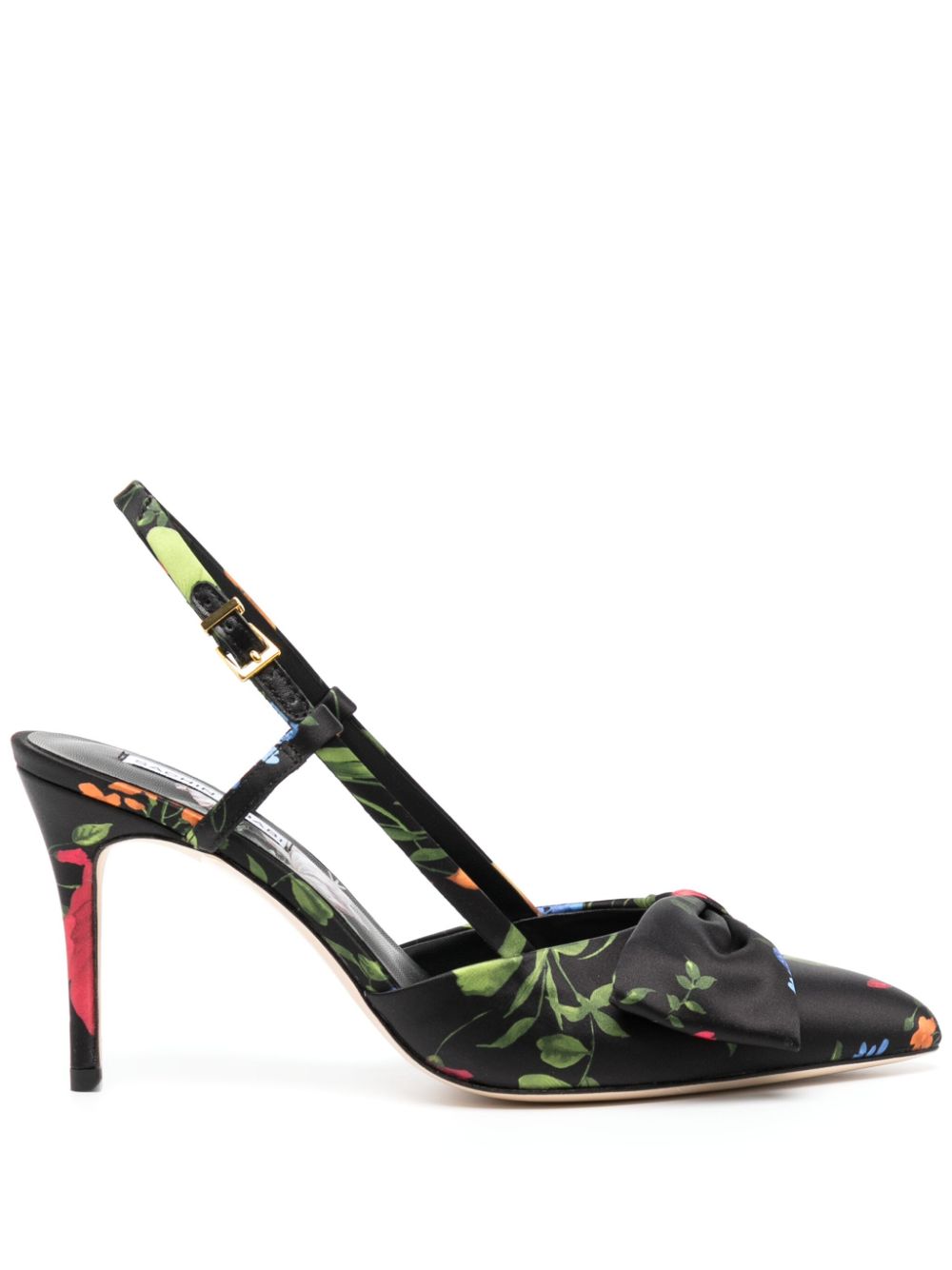 Sachin & Babi Lenox Pumps mit Blumen-Print 90mm - Schwarz von Sachin & Babi