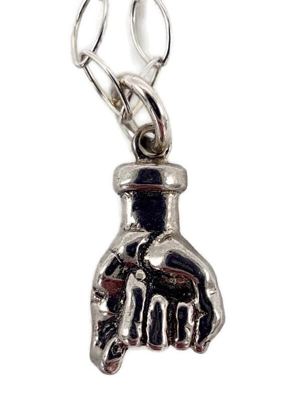 Pinky Versprechen Sterling Silber Halskette Pinky Versprechen Sterling Silber Halskette von SachsJewelry