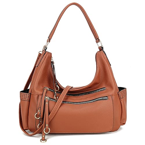 Handtasche Damen Groß Tasche Hobo Leder Schultertasche Elegante Umhängetasche Handbags & Shoulder Bags von Sacmill