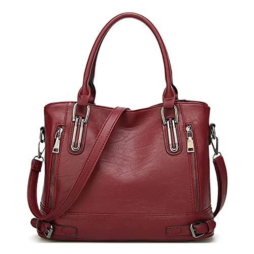 Sacmill Frauen Designer Handtasche Damen Umhängetasche Shopper Tote Henkeltasche Top-Griff Schulterbeutel Crossbody Tragentasche von Sacmill