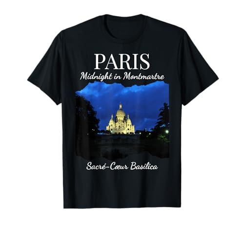 Montmartre Paris Frankreich Tourist Urlaub Souvenir Männer Frauen T-Shirt von Sacré-Cœur Basilica Paris Europe Travellers Family