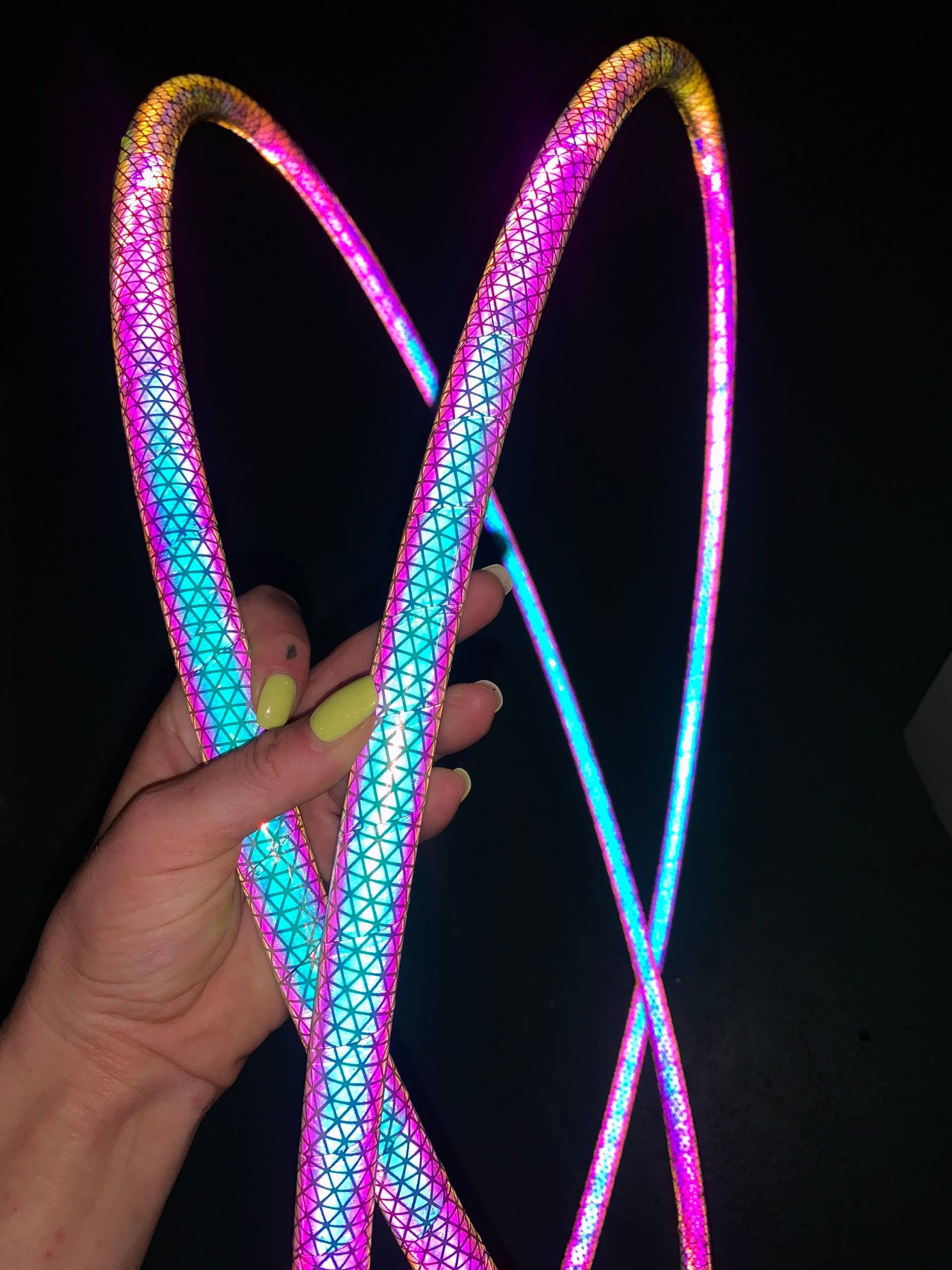 Nebula Lila [Reflektierend] von SacredFlowHoops