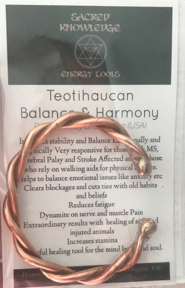 Teotihuacan Armband, Kindergröße, Ring, Kupfer Healing Emf-Schutz, Balance, Harmonie, Band Teotihuacan Armband, Kindergröße, Ring, Kupfer Healing Emf-Schutz, Balance, Harmonie, Band von SacredKnowledge