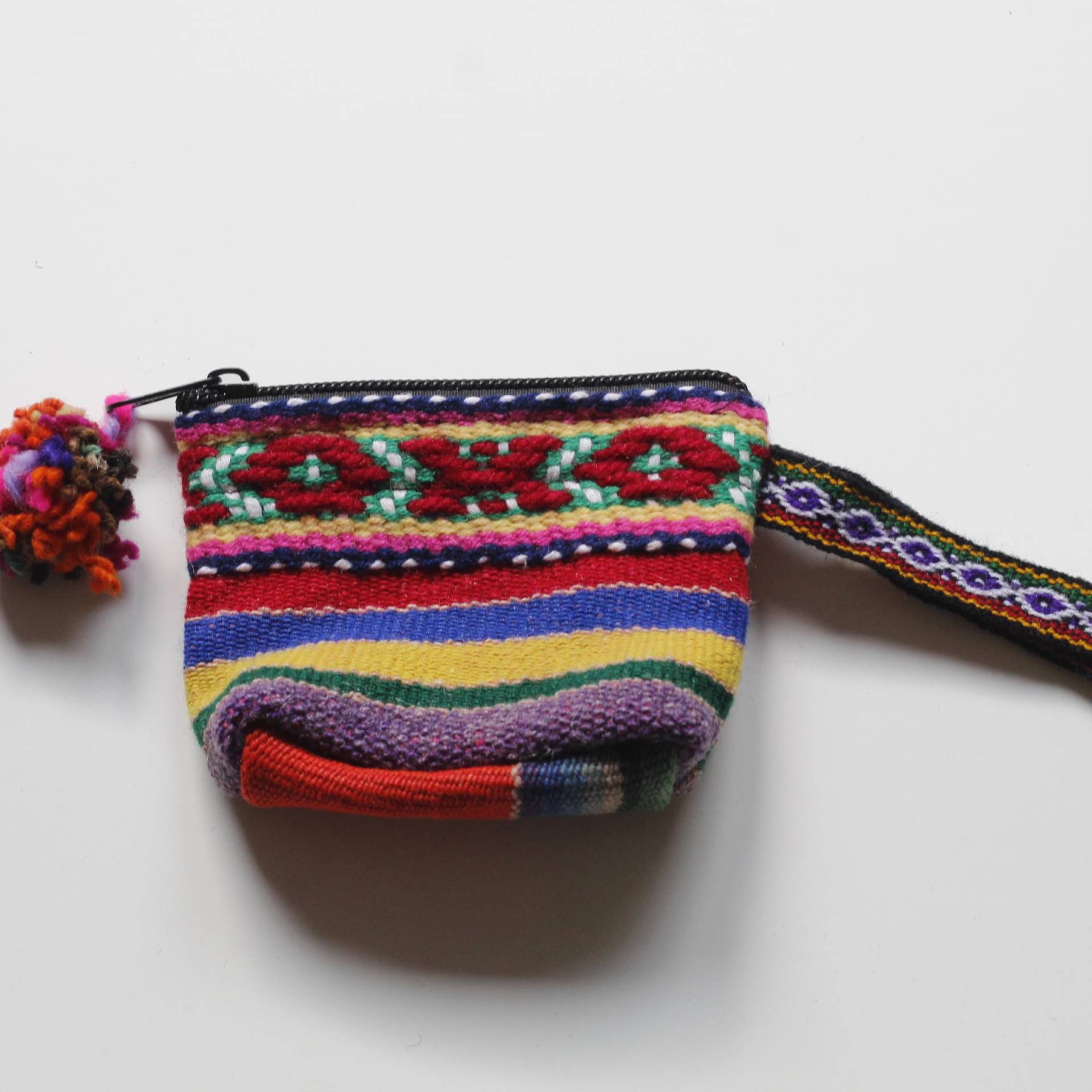 Handgemachte Geldbörse Aus Anden Wolle Boho Hippie Style von SacredWeavingsCo