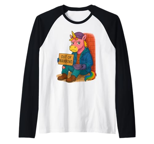 Trauriges Einhorn Jungen Mädchen Männer Frauen Kinder Erwachsene Raglan Trauriges Einhorn Jungen Mädchen Männer Frauen Kinder Erwachsene Raglan von Sad Unicorn Rainbows Shop