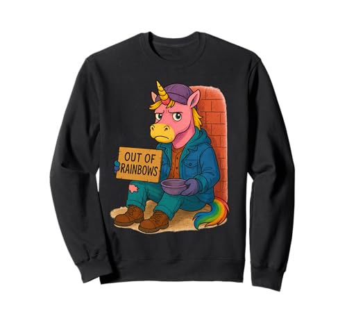 Trauriges Einhorn Jungen Mädchen Männer Frauen Kinder Erwachsene Sweatshirt Trauriges Einhorn Jungen Mädchen Männer Frauen Kinder Erwachsene Sweatshirt von Sad Unicorn Rainbows Shop