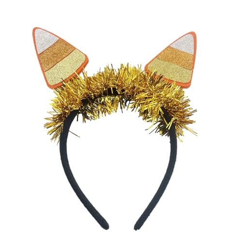 Saddgo Pailletten-Halloween-Stirnband für Damen und Mädchen, tägliches Tragen, Halloween, Party, Kostüm, Cosplay, Haarschmuck, Pailletten-Stirnbänder für Frauen von Saddgo