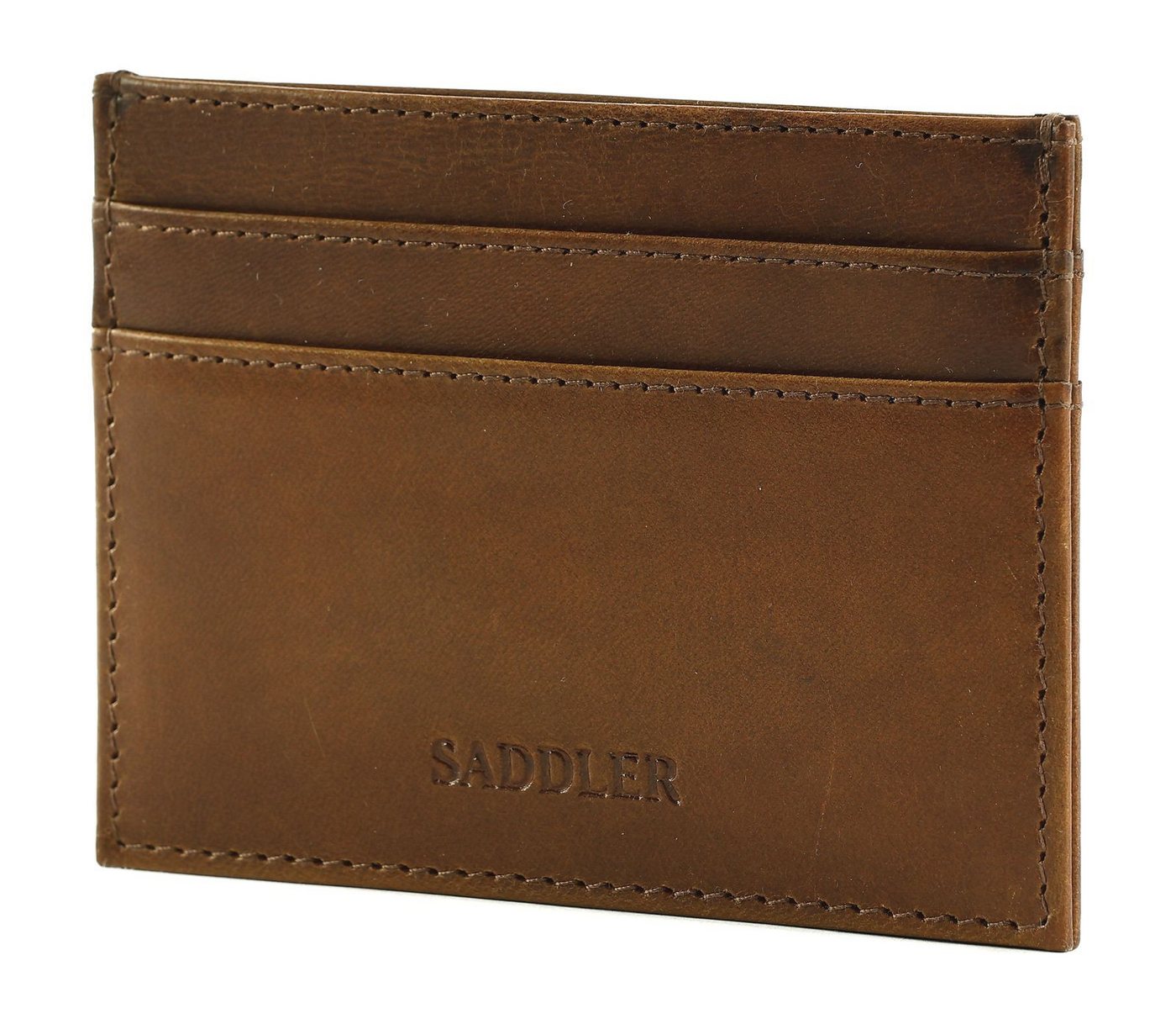 Saddler Kartenetui, aus echtem Rindsleder von Saddler