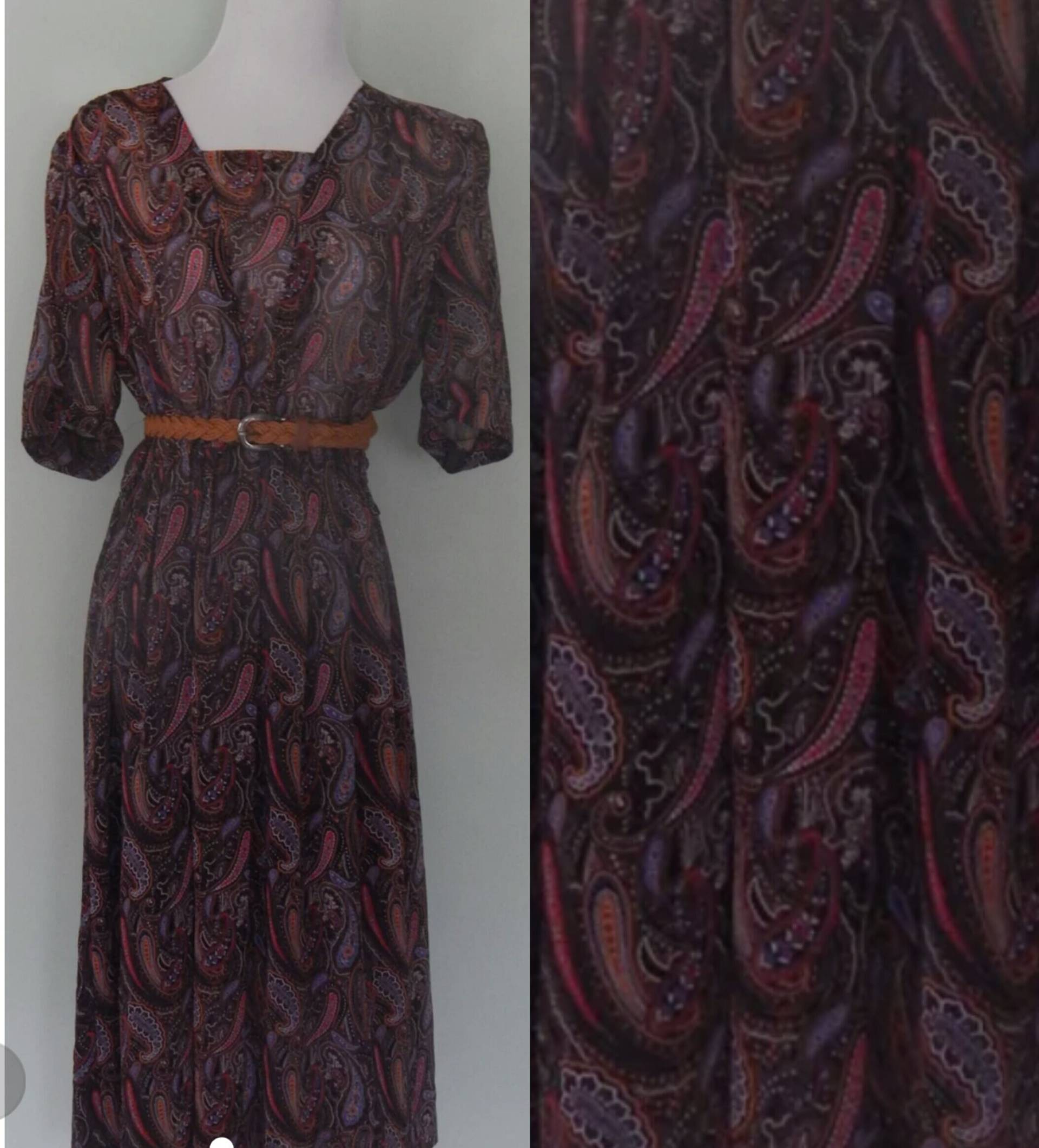 1960's Psychedelic Tageskleid Gr. 12 1960's Psychedelic Tageskleid Gr. 12 von Sadies2nds