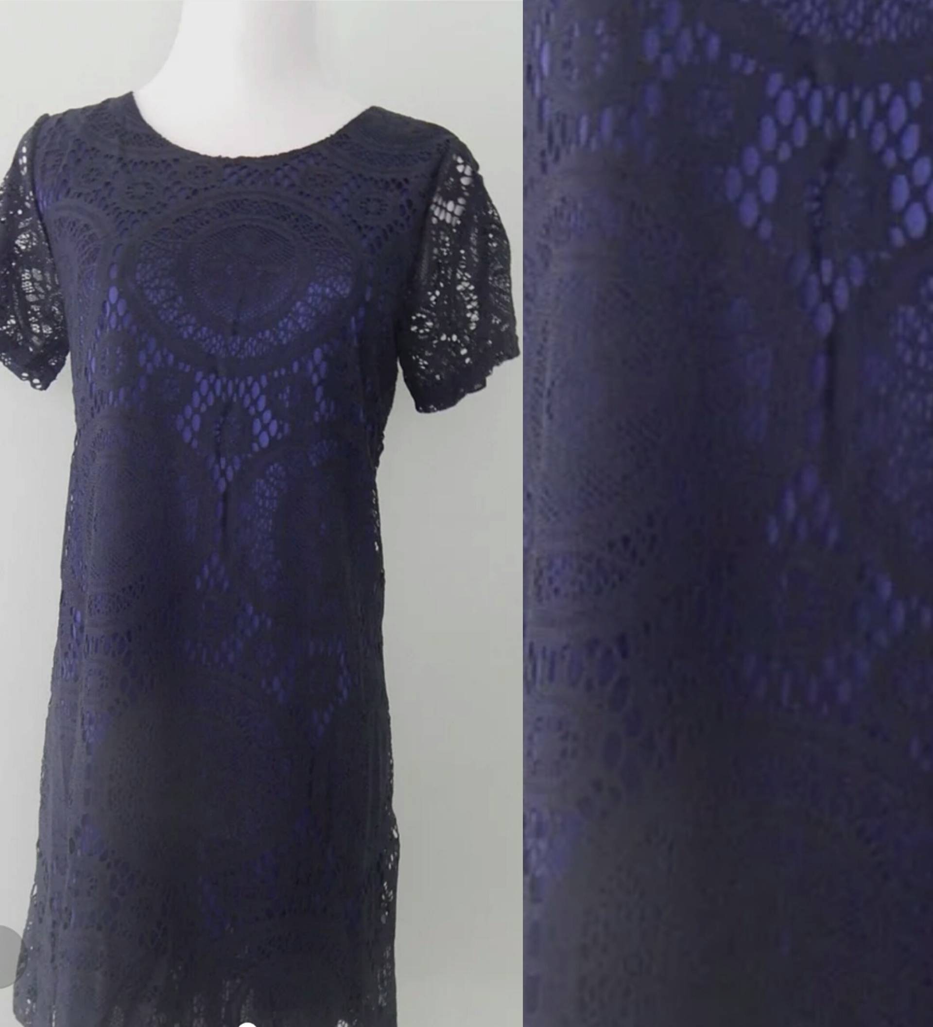 1960Er "style'/ Navyblaue Spitzentunika/ Gr. 38 1960Er "style'/ Navyblaue Spitzentunika/ Gr. 38 von Sadies2nds