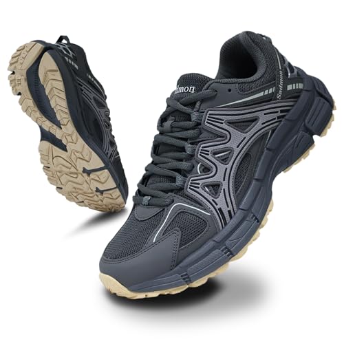 Damen Sneaker Running Tennis Schuhe rutschfeste Arbeitsschuhe Wanderschuhe Schwanz Laufschuhe, Retro Extreme Grey, 37.5 EU von Sadmon