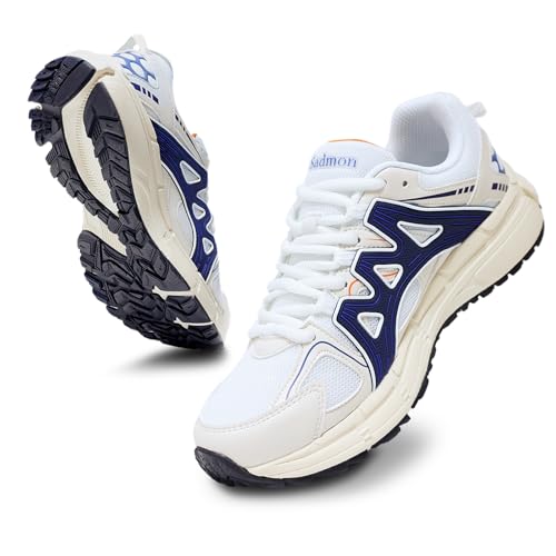 Damen Sneaker Running Tennis Schuhe rutschfeste Arbeitsschuhe Wanderschuhe Schwanz Laufschuhe, Retro Treasure Blue, 42.5 EU von Sadmon