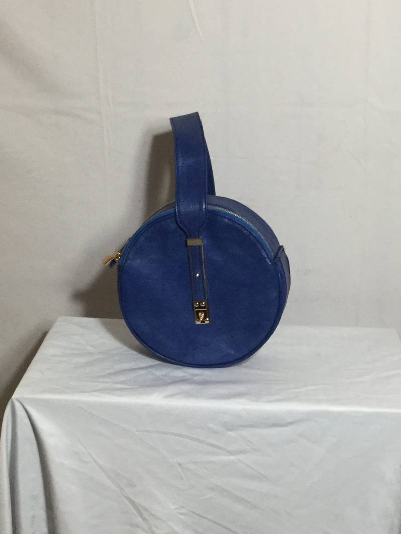 Leder Kreis Handtasche, Tasche Für Frauen, Geldbörse, Umhängetasche, Geldbörse von Sadour