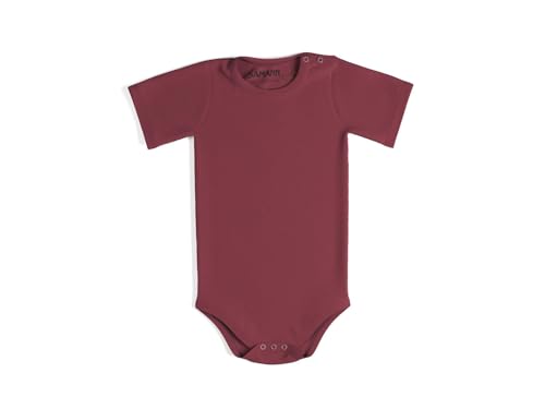 Sämann Baby Body mit Druckknopf kurzarm aus 100% Bio Baumwolle nicht gerippt Raspberry | Größe 9-12 Monate Sämann Baby Body mit Druckknopf kurzarm aus 100% Bio Baumwolle nicht gerippt Raspberry | Größe 9-12 Monate von Sämann