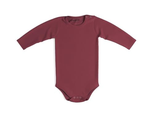 Sämann Baby Body mit Druckknopf langarm aus 100% Bio Baumwolle nicht gerippt Raspberry | Größe 3-6 Monate Sämann Baby Body mit Druckknopf langarm aus 100% Bio Baumwolle nicht gerippt Raspberry | Größe 3-6 Monate von Sämann