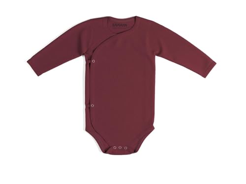 Sämann Wickelbody Langarmbody aus 100% Bio Baumwolle gerippt Raspberry | Größe 6-9 Monate Sämann Wickelbody Langarmbody aus 100% Bio Baumwolle gerippt Raspberry | Größe 6-9 Monate von Sämann