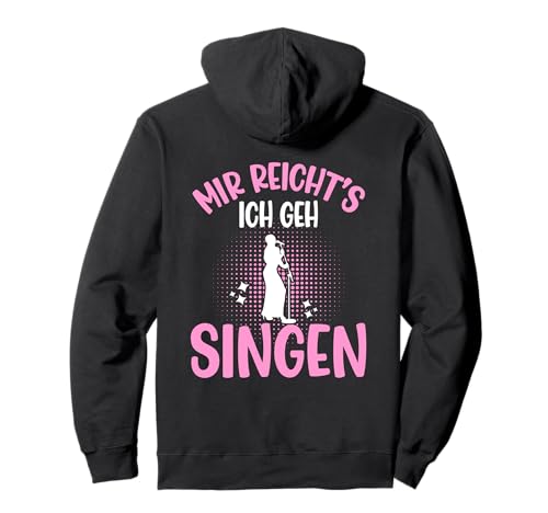 Singen Sängerin Gesangsunterricht Mädchen Sängerin Pullover Hoodie von Sängerin Geschenke, Frauen Mikrofon Zubehör