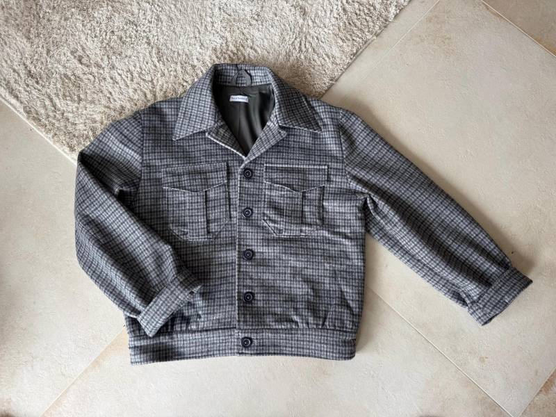 Herrenjacke 50S Wolljacke Mantel Kurzmantel Jacke Grösse Large von SaerliOfSwitzerland