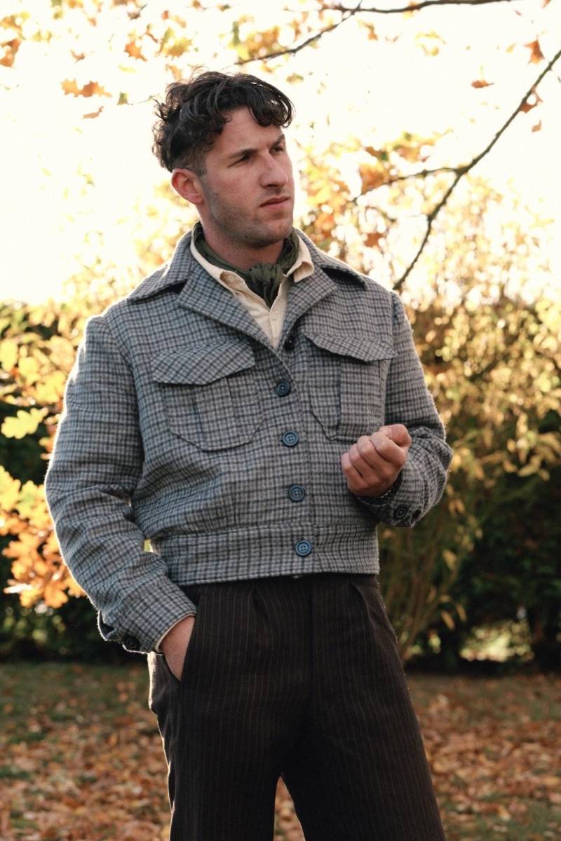 Herrenjacke 50S Wolljacke Mantel Kurzmantel Jacke Grösse Medium Herrenjacke 50S Wolljacke Mantel Kurzmantel Jacke Grösse Medium von SaerliOfSwitzerland