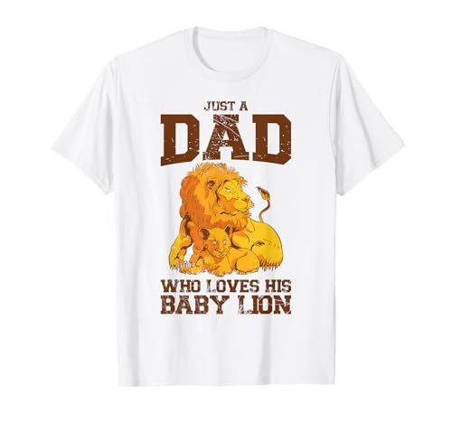 Nur ein Vater, der sein Baby Lion Wilderness Safari Lover liebt T-Shirt Nur ein Vater, der sein Baby Lion Wilderness Safari Lover liebt T-Shirt von Safari Dad Jungle Animals Fathers Day Accessoires